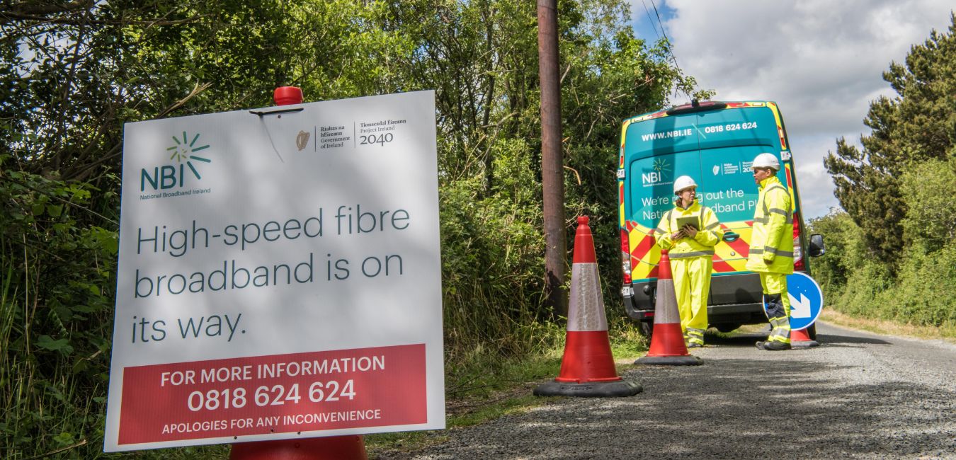  National Broadband Ireland (NBI), the company delivering the new future-proofed, high-speed Fibre-to-the-Home network under the Government’s National Broadband Plan (NBP) today announced that construction is underway to deliver high-speed broadband to almost 1,700 homes, farms and businesses in the Bawnboy deployment area in Co Cavan. This includes the rural townlands of Ballyconnell, Bawnboy and Ardue.    17,000 premises in Co Cavan are included in the State’s Intervention Area, which will see NBI deliver minimum speeds of 500 megabits per second to homes, businesses, farms, and schools. As the biggest investment in rural Ireland since rural electrification, Co Cavan will receive €65m of Government investment under the National Broadband Plan.    Having successfully completed the survey and design phase of the project, almost 1,700 Cavan premises in the Bawnboy deployment area are under construction to have high-speed fibre network, due to be connected by the end of next year.   The National Broadband Ireland website is regularly updated to show estimated connection dates. The easiest way to get updates on when a home or business will be ready to order is by signing up for NBI email alerts at nbi.ie/eoi/.    Works have already been completed in other parts of Cavan, such as the rural surrounds of Kilnaleck and Cootehill. There is a total of 13,971 premises that can now order or pre-order high-speed, reliable broadband across the county, with 4,242 premises already connected to the network. NBI is encouraging residents to visit nbi.ie/map and enter their Eircode to check if their premises is ready to connect. TJ Malone, Chief Executive Officer, National Broadband Ireland Deployment said: "Our teams are working on the ground all over the country and considerable progress has been made on the developments in Cavan. High-speed fibre broadband is now available to order for almost 14,000 homes, farms and businesses including over 2,900 premises near Kilnaleck and almost 2,100 near Cootehill. We are encouraging Cavan residents to visit the NBI website to check their Eircode and sign up for updates.    “Our overarching goal is to improve digital connectivity across the country. With minimum internet speed of 500 megabites per second, this new Fibre-to-the-Home network will play a pivotal role in sustaining local businesses and communities."  National Rollout Progress NBI has now passed over 373,000 homes, farms and businesses in rural Ireland with over 131,000 of these now connected to high-speed broadband. Take-up rates now average 35% and continue to climb, approaching 60% in areas where the network has been live the longest.  Choosing a Broadband Provider As a wholesale network operator, NBI does not sell fibre broadband directly to end users, rather it enables services from a range of broadband providers or Retail Service Providers (RSPs). As a wholesale provider, NBI will make the new Fibre-to-the-Home network available to all RSPs operating in the Intervention Area.       There are 72 RSPs already signed up to sell services on the NBI™ network and 68 are certified as ready to start providing connections as of today. To see the retail broadband providers that are currently licensed to sell on the NBI™ network, visit NBI.ie/buy.    The National Broadband Ireland website is regularly updated to show estimated connection dates. Signing up to the NBI email notifications at nbi.ie/eoi/ is the easiest way to get the most up to date status of premises during the rollout and when premises will be ready for order.      Keep up to Speed!    NBI is encouraging people to check their eligibility and register for updates at www.nbi.ie to receive regular notifications related to their own premises as works progress in their area.      Broadband Connection Points  In advance of the Fibre-to-the-Home rollout, the NBP provides for the delivery of Broadband Connection Points (BCPs) nationwide. 955 of these sites, including Public BCPs, are now ‘live’. Public BCPs – which include sports clubs, community centres and tourist sites – will provide free public access to high-speed internet in the rollout area. Other BCP categories include schools and marts.    BCPs will pave the way for rural communities to receive the benefits of broadband, from mobile working, e-learning and mobile banking, to digital tourism. You can view BCPs at www.nbi.ie/bcp-map/. An example of some of the locations of Broadband Connection Points in Cavan include Kill Gaelic Football Club, Cornafean Communty Centre and Kildallan Parish Hall. Primary schools in the Intervention Area are now connected for educational access as part of the NBP. 
